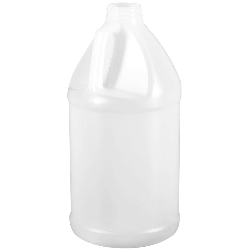 64 oz. (Half Gallon) White HDPE Plastic Industrial Round Bottle (38-400)