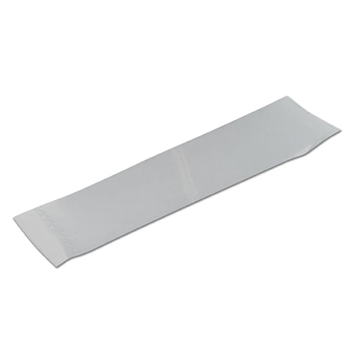 68 x 25 (mm) Clear Flat Cut Shrink Bands, Single Vertical Perforations (FITS 38mm - 41mm Cap Sizes)