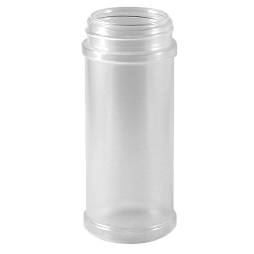 8.5 oz. Natural PP Plastic Spice Bottles, 53mm (53-485)