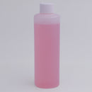 8 oz. Natural HDPE Plastic Cylinder Bottles (24-410) - Made Locally