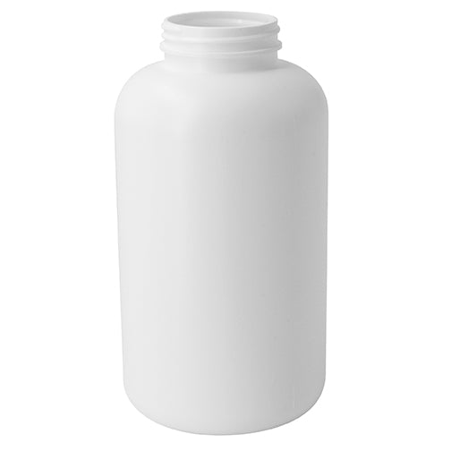 950cc White, HDPE Plastic Packer Bottle (53-400)