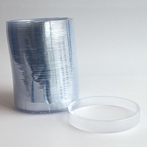 260 x 25 + 7 (mm) Clear Preformed Round Shrink Bands (Fits Lid Size L603)