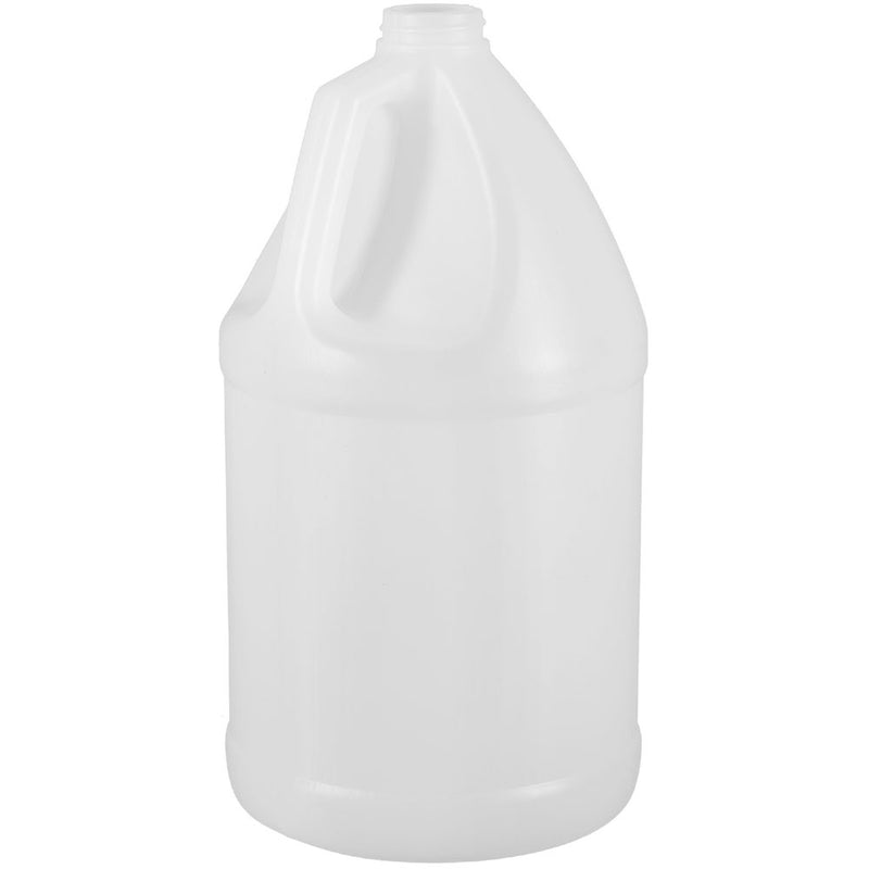 1 Gallon Natural HDPE Plastic Industrial Round Bottles (38-400)