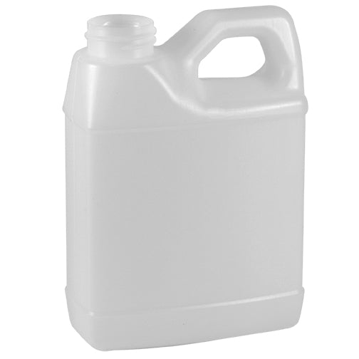 16 oz. Natural HDPE Plastic F-Style Bottle (33-400)