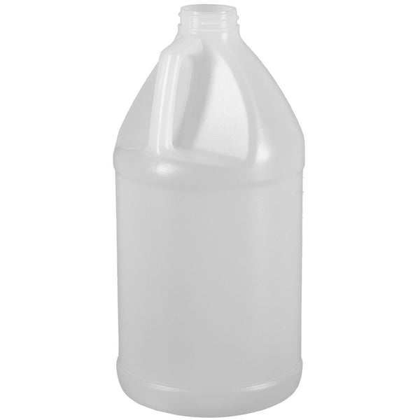 64 oz. (½ Gallon)  Natural HDPE Plastic Industrial Round Bottles (38-400)