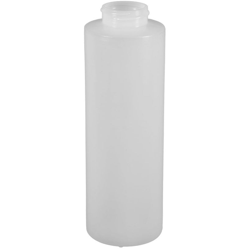 16 oz. Natural HDPE Plastic Cylinder Bottles (38-400)