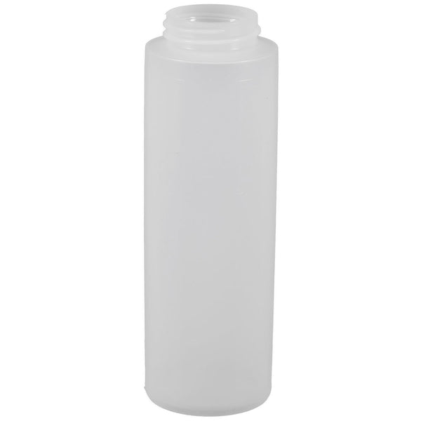 8 oz. Natural HDPE Plastic Cylinder Bottles (38-400)