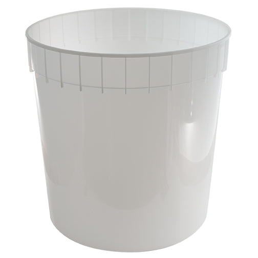 2.5 Gallon Natural HDPE Plastic Dairy Pails (FDA Approved and Freezer