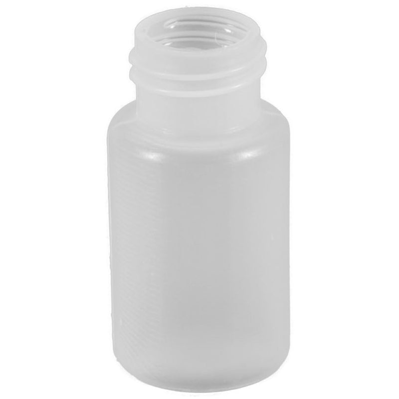 1 oz. Natural LDPE Plastic Cylinder Bottles (24-410)