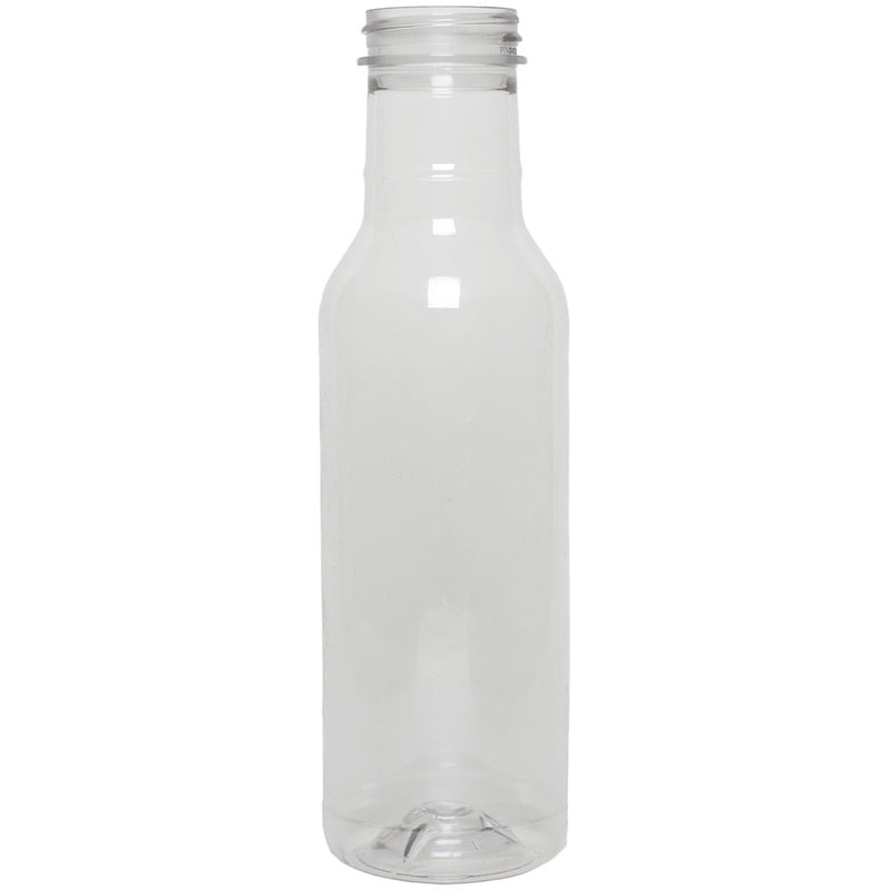 12 oz. Clear PET Plastic Sauce Bottles (38-400)