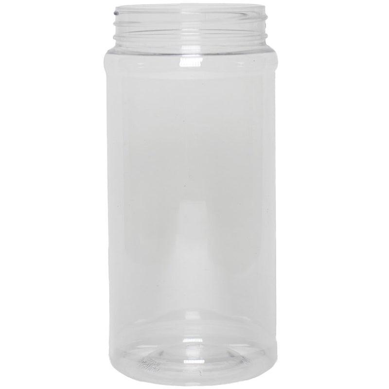 8 oz Natural PP Plastic Spice Jars (Red Spoon & Sift Cap) - Natural 53-485