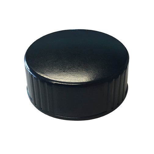 28-400 Black Phenolic Caps w/ Poly-Seal Cone Liner