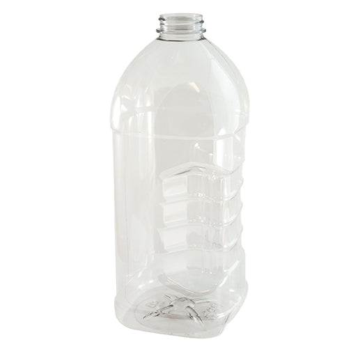 64 oz. (2 Liter) Clear PET Grip Bottle (38-400)