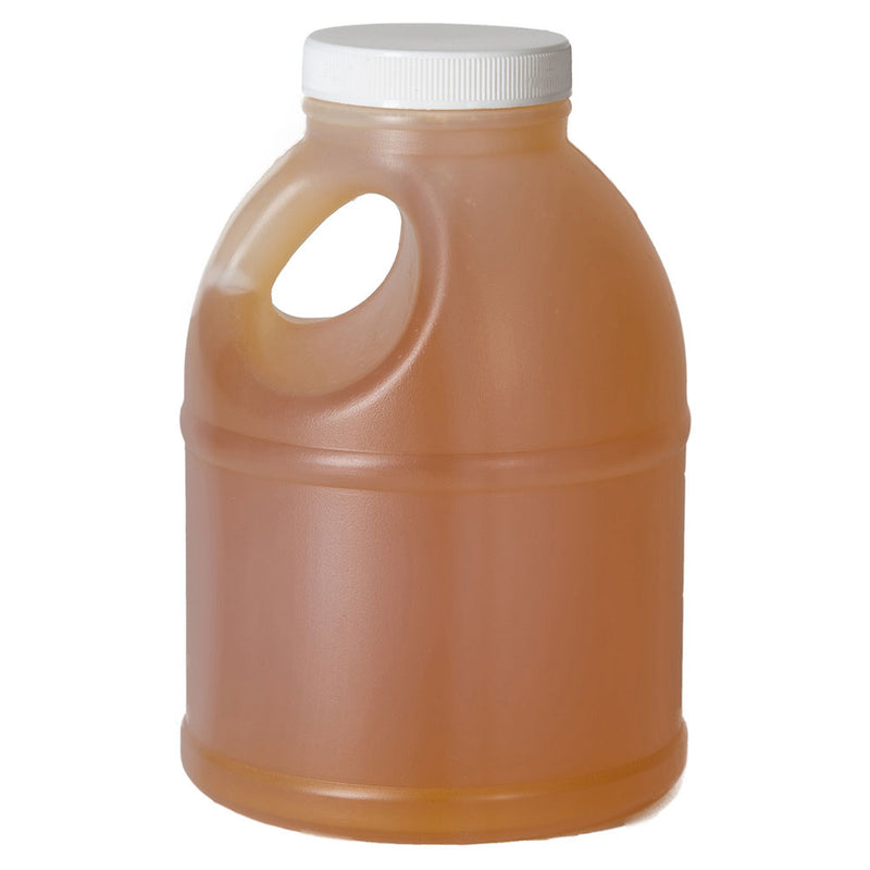 32 oz. (3 lbs Honey) Natural HDPE Round Plastic Honey Jug (53-400)