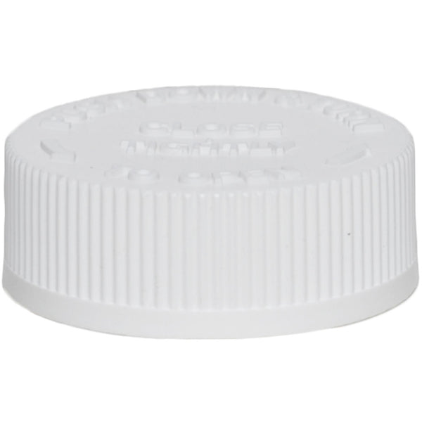38mm (38-400) White Child Resistant Caps w/ PS-22 Liner