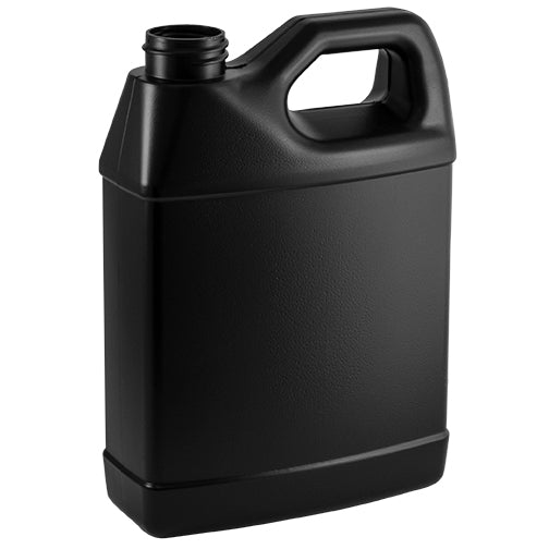 32 oz. Black HDPE Plastic F-Style Bottles (33-400)