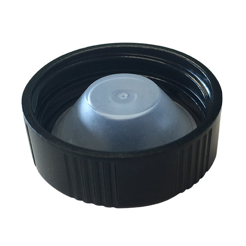 33-400 Black Phenolic Caps w/ Poly-Seal Cone Liner (Inside)