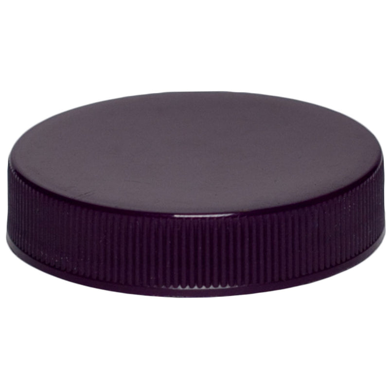48-400 Purple Ribbed Caps w/ PS-22 Pressure Seal Liner