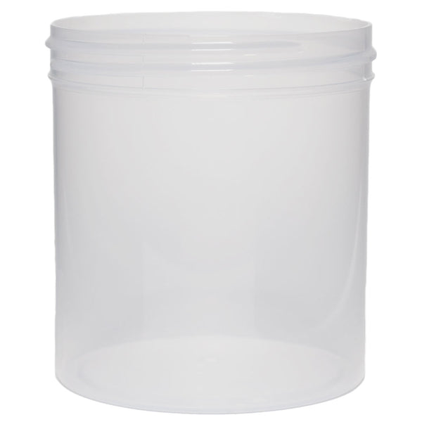 16 oz. Natural PP Plastic Jars (89-400)