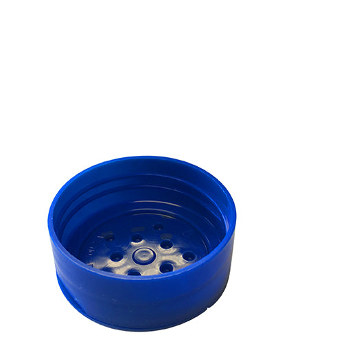 43-485 Blue Spice Caps, Flip Top - Sift, .125 Holes (Inside)