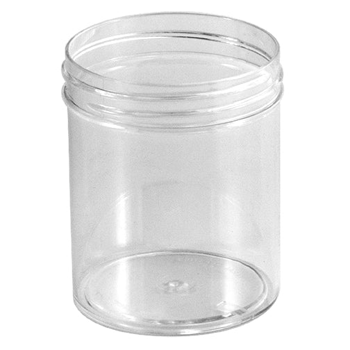 4 oz. Clear PS Plastic Jar (58-400)