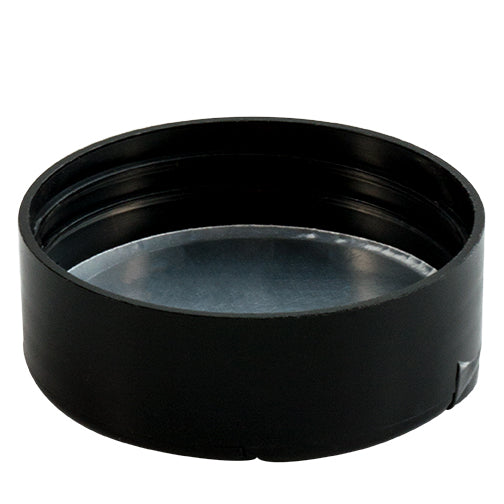 53-485 Black, Flip-Top Sift Spice Cap, with (.200") Holes and HIS Liner