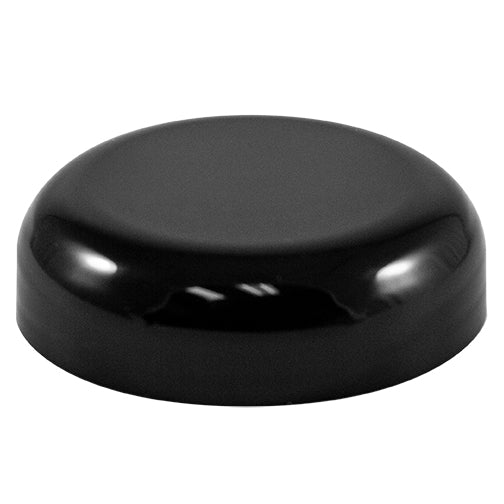 58mm (58-400) Black PP Domed Caps (Foam Liner)