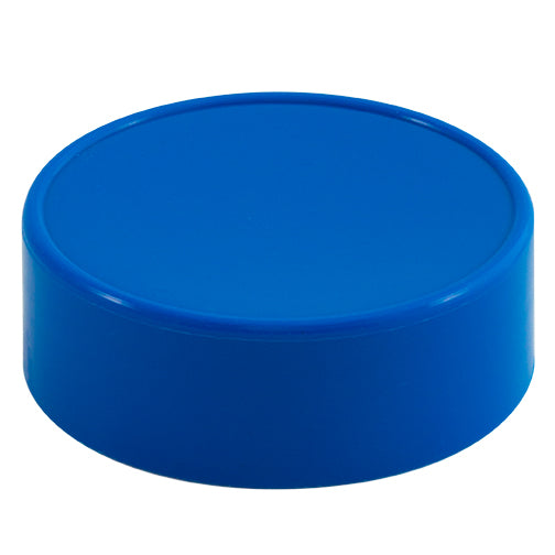 63mm (63-485) Blue Polypropylene Plastic Spice Caps (Unlined)