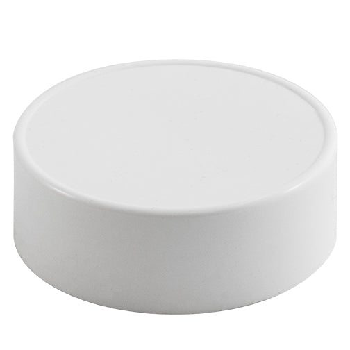 63mm (63-485) White Polypropylene (PP) Plastic Spice Caps (Unlined)
