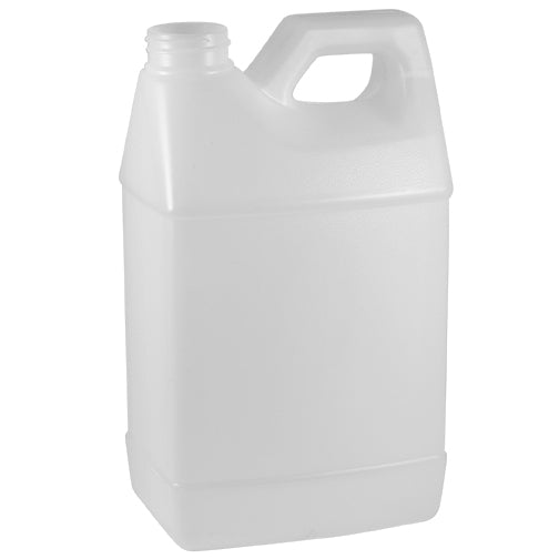 64 oz. Natural HDPE Plastic F-Style Bottle (38-400)