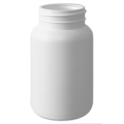 175 cc White HDPE Plastic Packer Bottles (45-400)