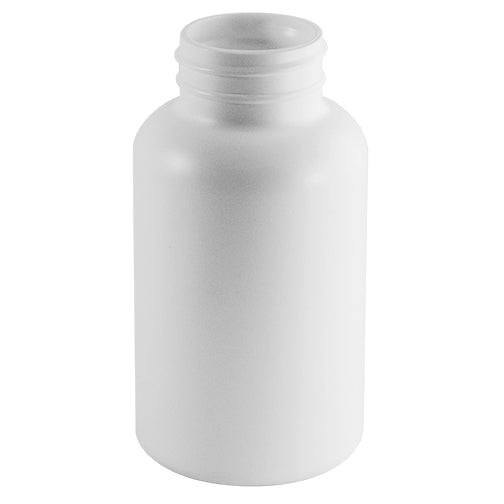 200cc White HDPE Plastic Packer Bottles (38-400)