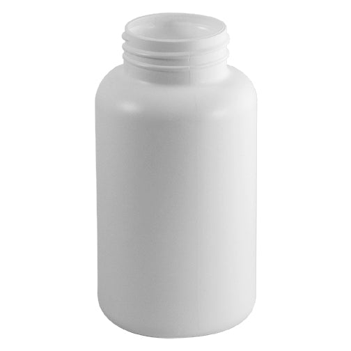 300cc White HDPE Plastic Packer Bottle (45-400)