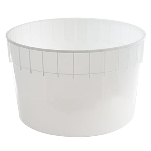 1.5 Gallon Natural HDPE Plastic Dairy Pails (FDA Approved and Freezer Safe)