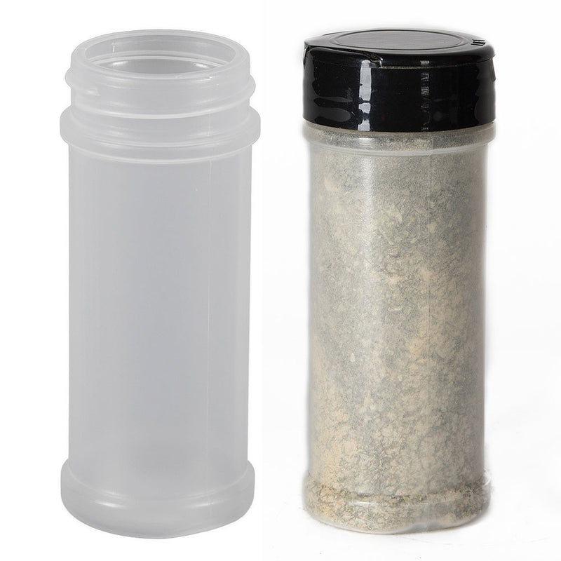 5.5 oz. Natural PP Plastic Spice Bottles (48-485)