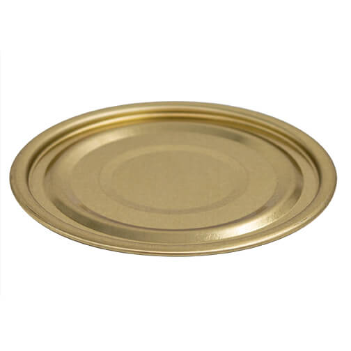 307# (83mm) Gold Metal Food Can End (Non BPA)