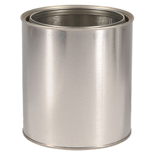 1/2 Gallon Round Metal Paint Cans, (Unlined)